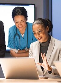 Resident with advisor