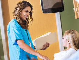 Health Provider Treating Patient